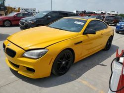 Salvage cars for sale from Copart Grand Prairie, TX: 2012 BMW 650 XI
