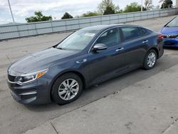 Salvage cars for sale at Littleton, CO auction: 2018 KIA Optima LX