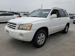Salvage cars for sale at Grand Prairie, TX auction: 2002 Toyota Highlander Limited