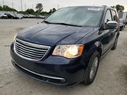 Salvage trucks for sale at Bridgeton, MO auction: 2015 Chrysler Town & Country Touring L