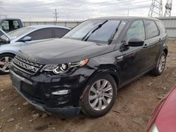 Salvage cars for sale at Elgin, IL auction: 2017 Land Rover Discovery Sport SE
