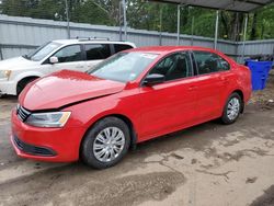 Salvage cars for sale at Austell, GA auction: 2013 Volkswagen Jetta Base
