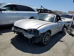 Salvage cars for sale at Martinez, CA auction: 2004 Mazda MX-5 Miata Base