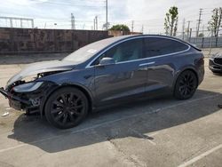 Salvage cars for sale at Wilmington, CA auction: 2017 Tesla Model X