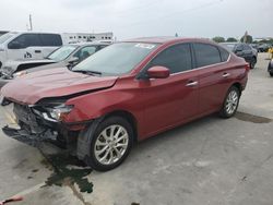 Salvage cars for sale at Grand Prairie, TX auction: 2017 Nissan Sentra S