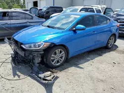 Salvage cars for sale from Copart Savannah, GA: 2018 Hyundai Elantra SEL