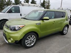 Salvage cars for sale from Copart Rancho Cucamonga, CA: 2018 KIA Soul +