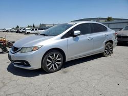 Salvage cars for sale at Bakersfield, CA auction: 2015 Honda Civic EXL