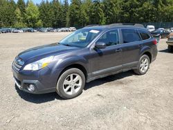 Salvage cars for sale from Copart Graham, WA: 2013 Subaru Outback 2.5I Limited
