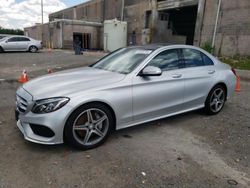 Salvage cars for sale at Fredericksburg, VA auction: 2015 Mercedes-Benz C 300 4matic