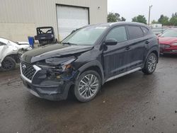 Salvage cars for sale from Copart Woodburn, OR: 2021 Hyundai Tucson Limited