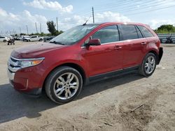 Salvage cars for sale at Miami, FL auction: 2013 Ford Edge Limited