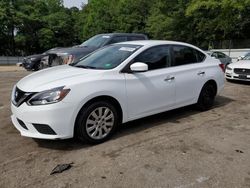 Salvage cars for sale from Copart Austell, GA: 2018 Nissan Sentra S