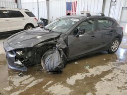 Salvage cars for sale at Franklin, WI auction: 2016 Mazda 3 Sport