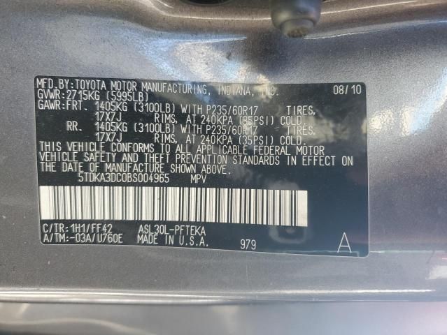 2011 Toyota Sienna Base