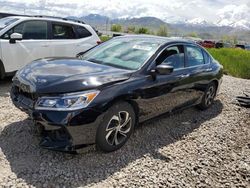 Honda salvage cars for sale: 2016 Honda Accord LX