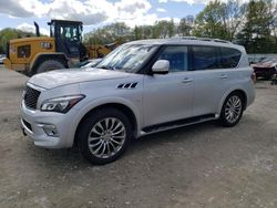 Salvage cars for sale at North Billerica, MA auction: 2015 Infiniti QX80