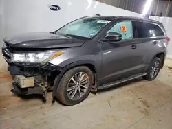 Salvage cars for sale from Copart Longview, TX: 2019 Toyota Highlander SE