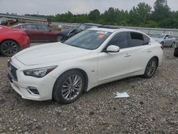 Salvage cars for sale from Copart Memphis, TN: 2019 Infiniti Q50 Luxe