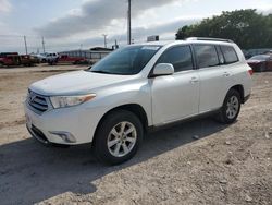 Toyota Highlander salvage cars for sale: 2011 Toyota Highlander Base