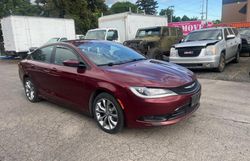 Chrysler salvage cars for sale: 2015 Chrysler 200 S