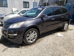 Salvage cars for sale at auction: 2015 Chevrolet Traverse LT