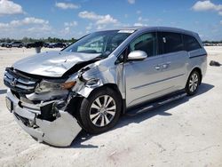Salvage cars for sale at Arcadia, FL auction: 2014 Honda Odyssey EXL
