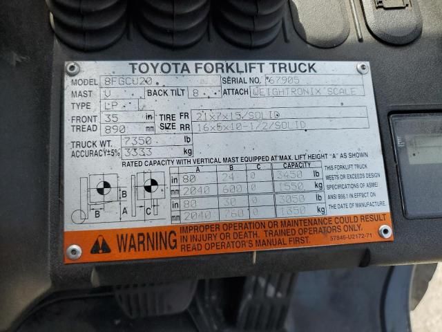 2015 Toyota Forklift