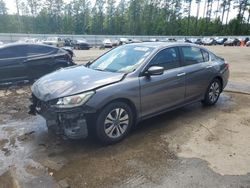 Salvage cars for sale at Harleyville, SC auction: 2015 Honda Accord LX