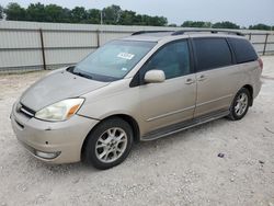 Salvage cars for sale at New Braunfels, TX auction: 2005 Toyota Sienna XLE
