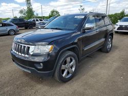 Salvage cars for sale at Montreal Est, QC auction: 2012 Jeep Grand Cherokee Overland