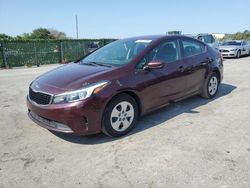 KIA Forte lx Vehiculos salvage en venta: 2017 KIA Forte LX