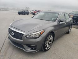 Salvage cars for sale from Copart New Orleans, LA: 2015 Infiniti Q70 3.7