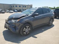 Salvage cars for sale from Copart Wilmer, TX: 2017 Toyota Rav4 LE