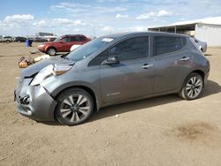Salvage cars for sale from Copart Brighton, CO: 2017 Nissan Leaf S