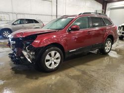 Salvage cars for sale at Avon, MN auction: 2012 Subaru Outback 2.5I Premium