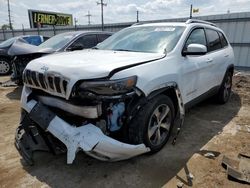 Vehiculos salvage en venta de Copart Chicago Heights, IL: 2019 Jeep Cherokee Limited