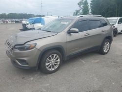 Salvage cars for sale at Dunn, NC auction: 2019 Jeep Cherokee Latitude