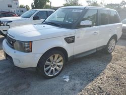Salvage cars for sale at Opa Locka, FL auction: 2013 Land Rover Range Rover Sport HSE Luxury