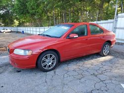 Salvage cars for sale from Copart Austell, GA: 2007 Volvo S60 2.5T
