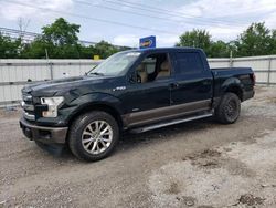 Salvage cars for sale from Copart Walton, KY: 2015 Ford F150 Supercrew