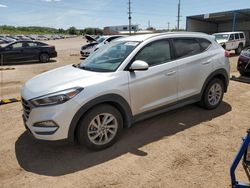 Salvage cars for sale at Colorado Springs, CO auction: 2016 Hyundai Tucson Limited