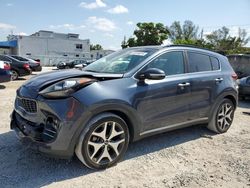 Salvage cars for sale from Copart Opa Locka, FL: 2018 KIA Sportage SX