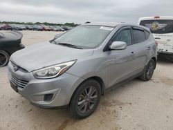 Salvage cars for sale at San Antonio, TX auction: 2014 Hyundai Tucson GLS