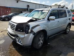 Salvage cars for sale at New Britain, CT auction: 2013 Honda Pilot Touring