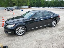 Salvage cars for sale at Knightdale, NC auction: 2012 Lexus LS 460