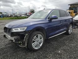 Salvage cars for sale at Eugene, OR auction: 2018 Audi Q5 Prestige