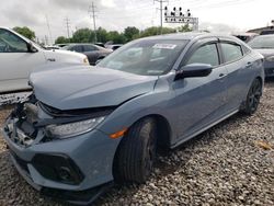 Vehiculos salvage en venta de Copart Columbus, OH: 2018 Honda Civic Sport Touring