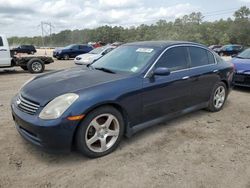 Salvage cars for sale at Greenwell Springs, LA auction: 2004 Infiniti G35