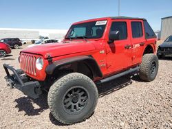 SUV salvage a la venta en subasta: 2020 Jeep Wrangler Unlimited Sahara